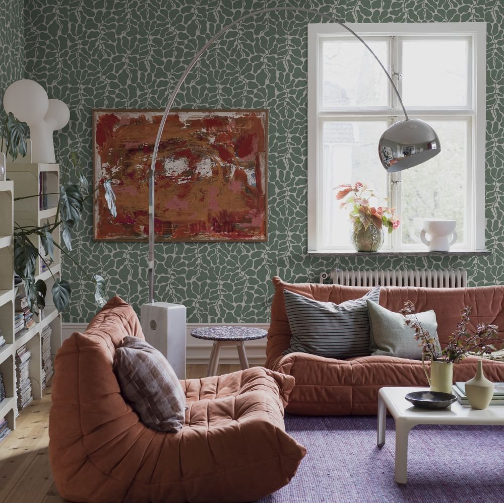 My Secret Garden Wallpaper - Green - Boråstapeter - 2073 - Premier Wallcovering