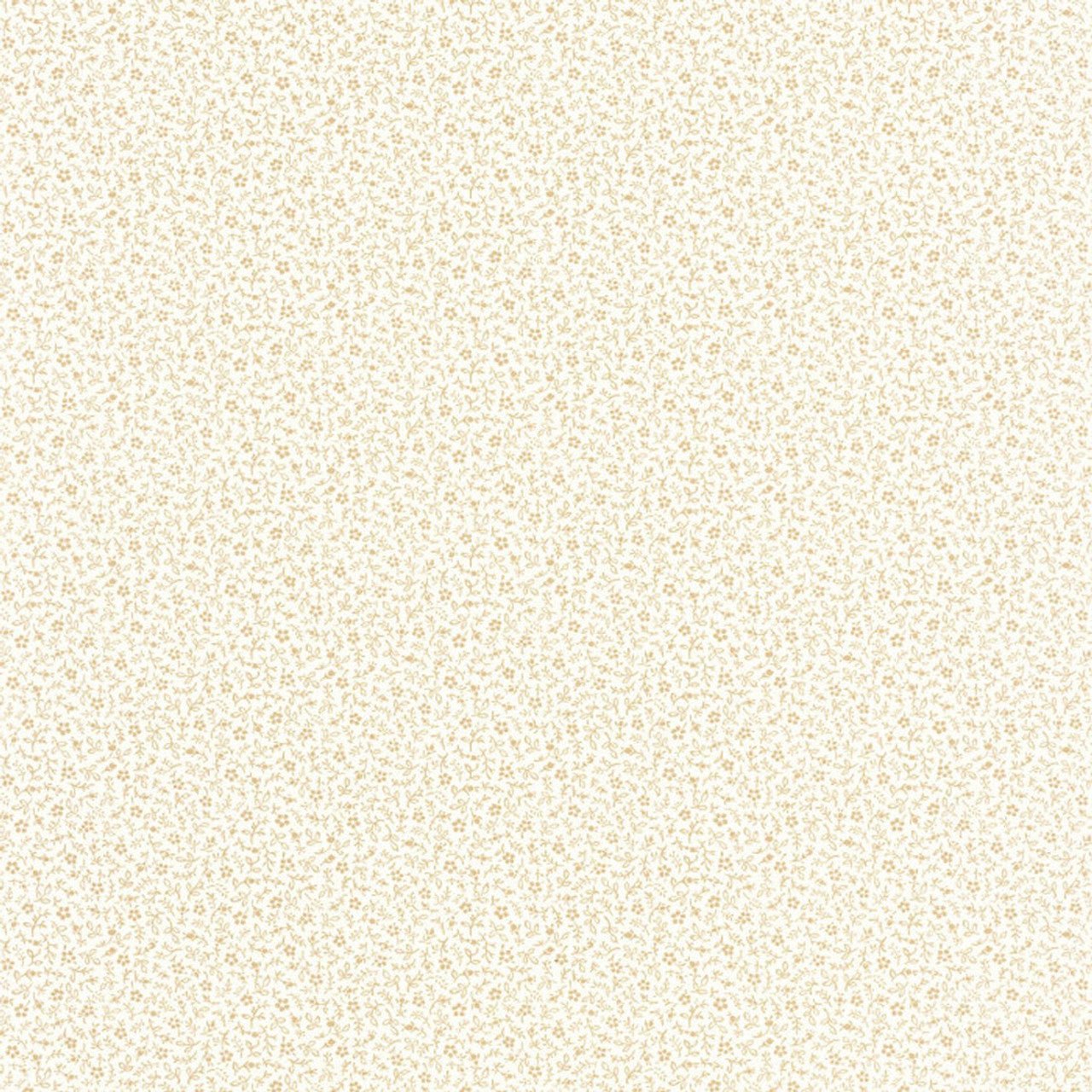 Myosotis Flower Market Wallpaper - Ficelle / Blanc - Casadeco - 89231111 - Premier Wallcovering