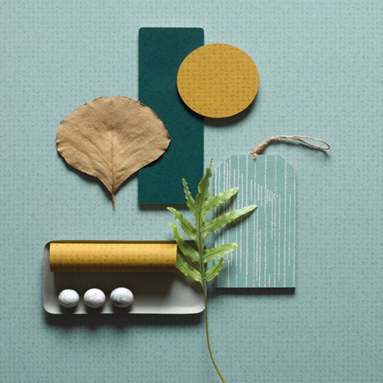 Namadji Nangara Wallpaper - Bleu Clair - Casadeco - 84436419 - Premier Wallcovering