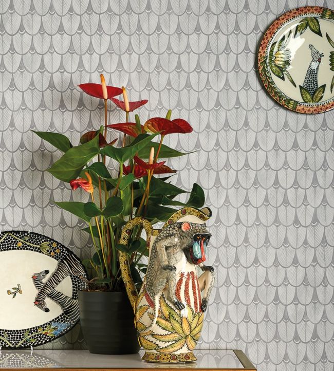 Narina Wallpaper - Grey - 109/10047 - Cole & Son - Premier Wallcovering