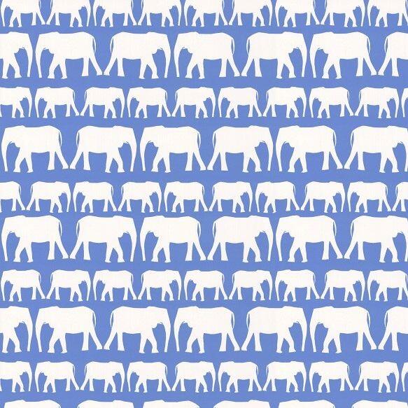 Nell Wallpaper - Denim - Andrew Martin - HFNEDE