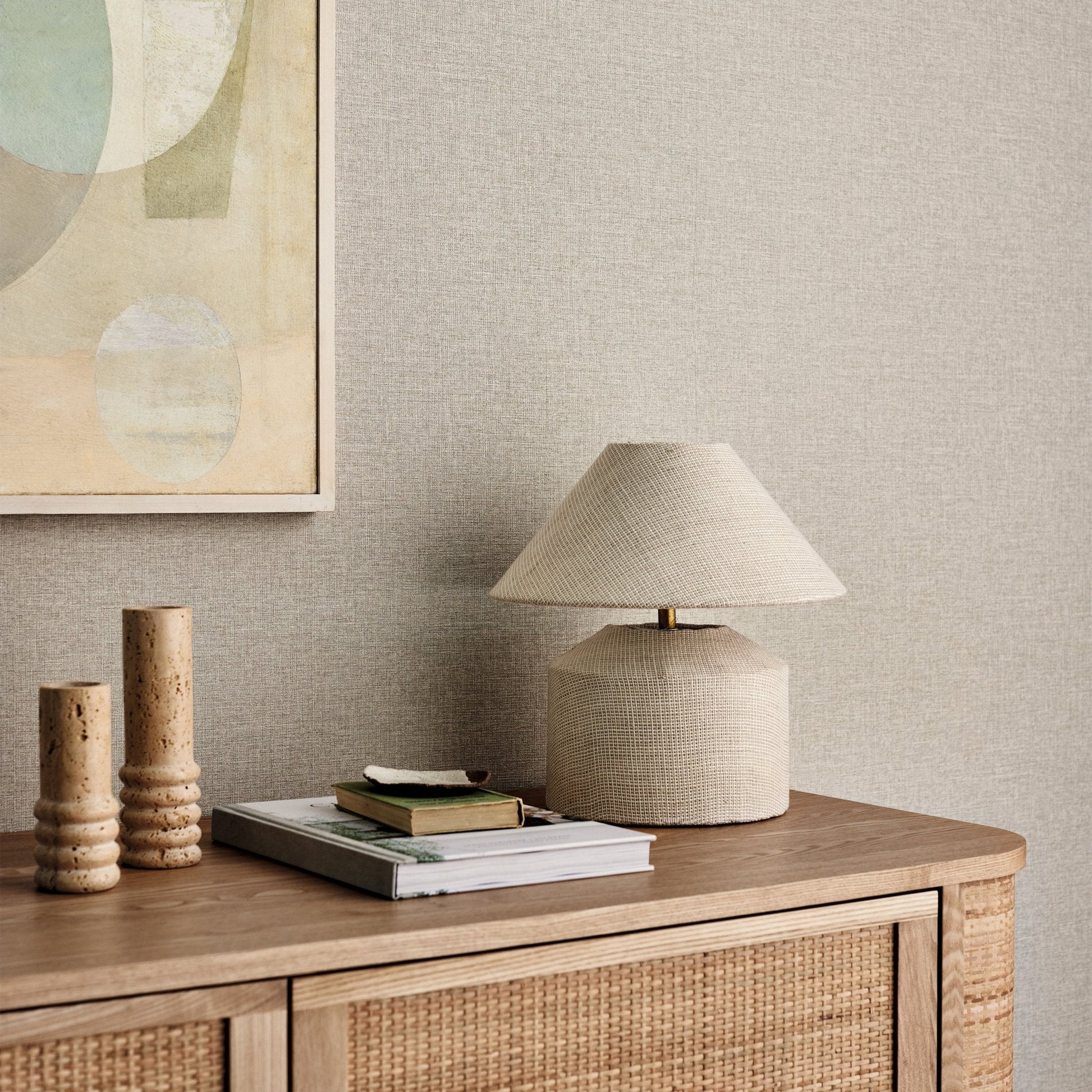 Neo Linen Embossed Wallpaper - Indium - Romo - Textured Vol.I - W463/04 - Premier Wallcovering