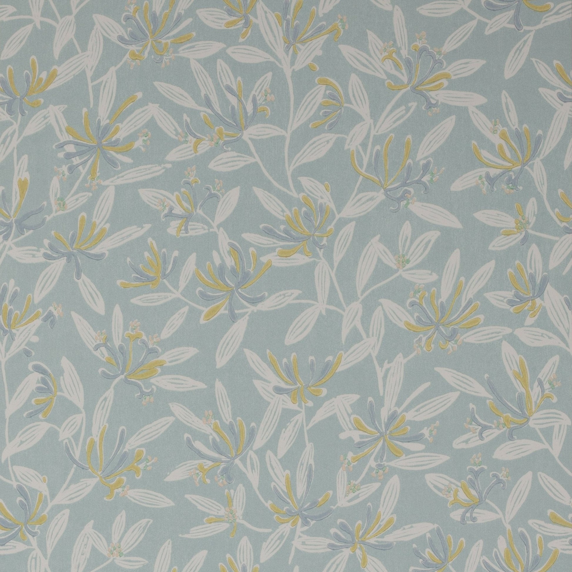 Nerissa Wallpaper - Aqua - J174W - 01 - Jane Churchill