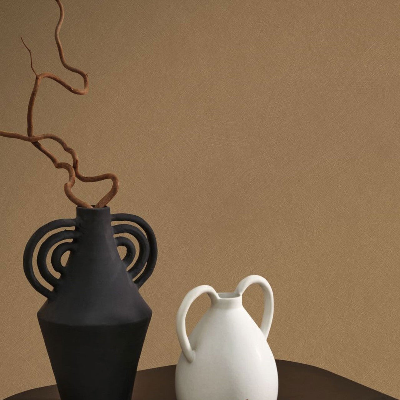 Nest Wallpaper - Caramel - Casadeco - 201002525 - Premier Wallcovering