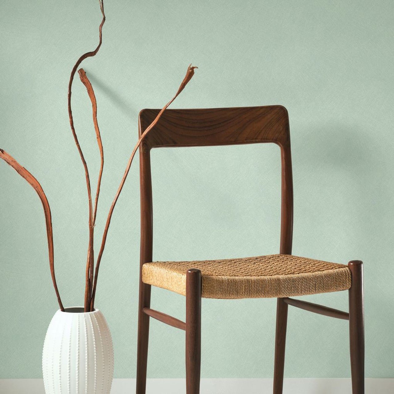 Nest Wallpaper - Vert Sauge - Casadeco - 201007272 - Premier Wallcovering