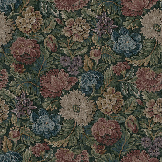 Nightingale Garden Mural Wallpaper - Dark Blue - Grey - Boråstapeter - 3595 - Premier Wallcovering