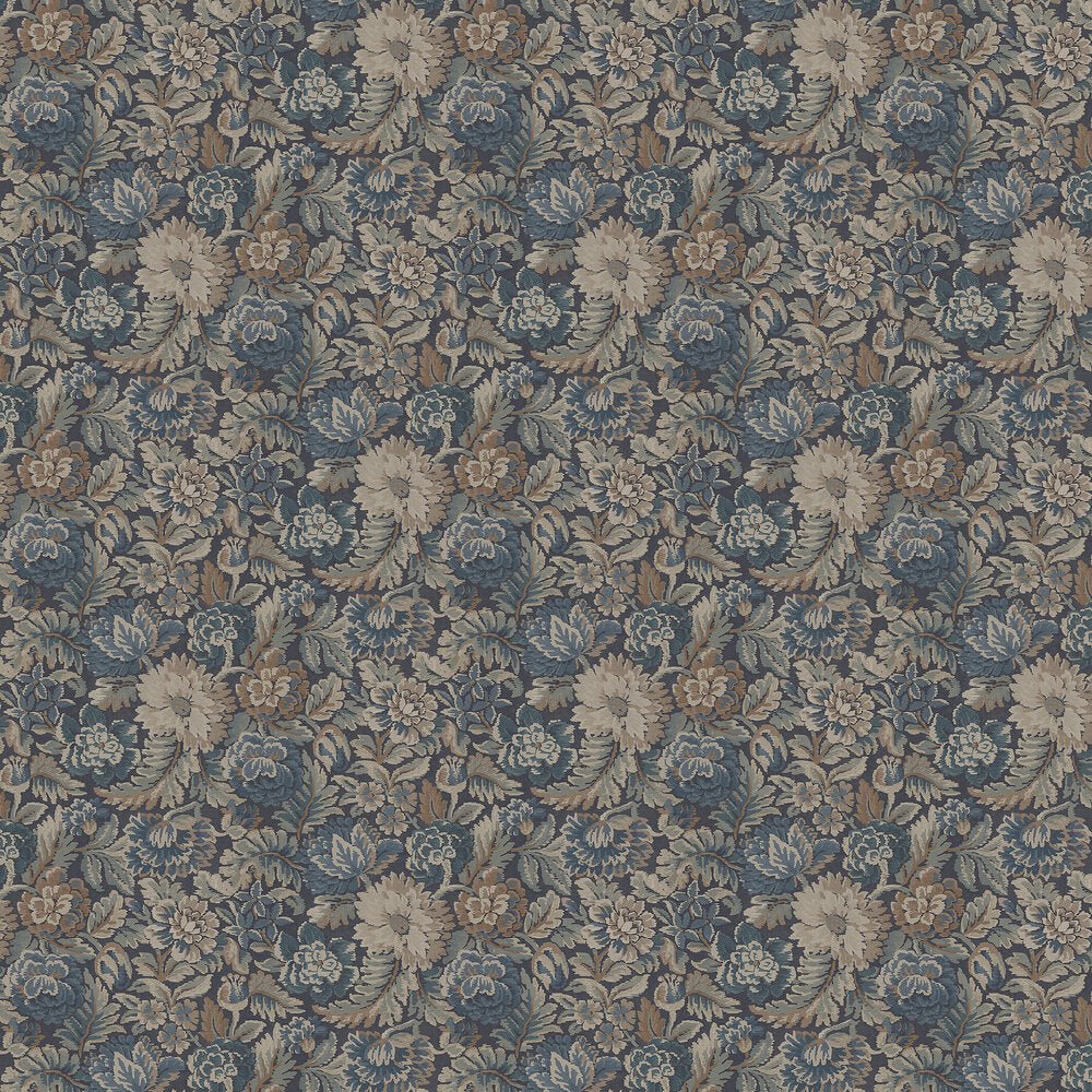 Nightingale Garden Wallpaper - Blue - Boråstapeter - 3564 - Premier Wallcovering
