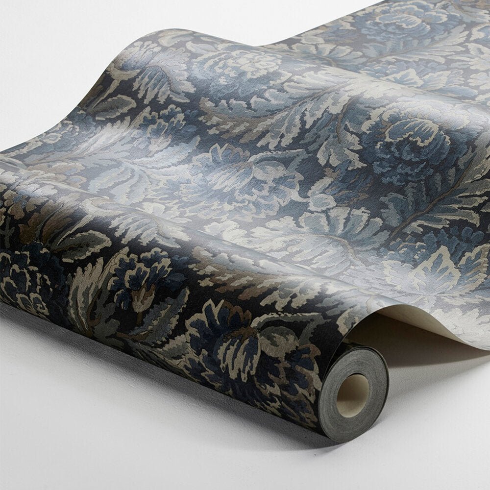 Nightingale Garden Wallpaper - Blue - Boråstapeter - 3564 - Premier Wallcovering