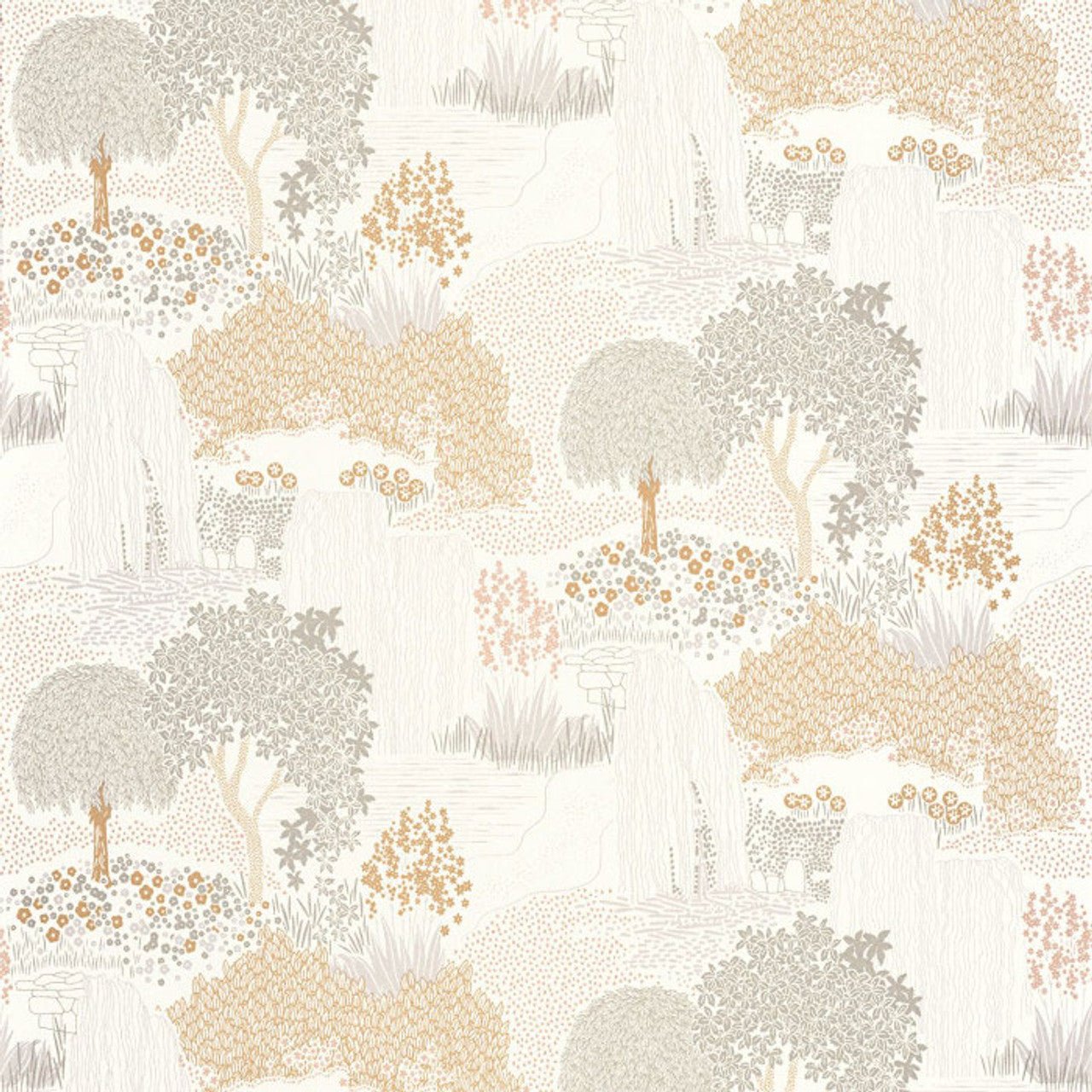 Niwa Kyoto Wallpaper - Beige Sable - Casadeco - 88721788 - Premier Wallcovering