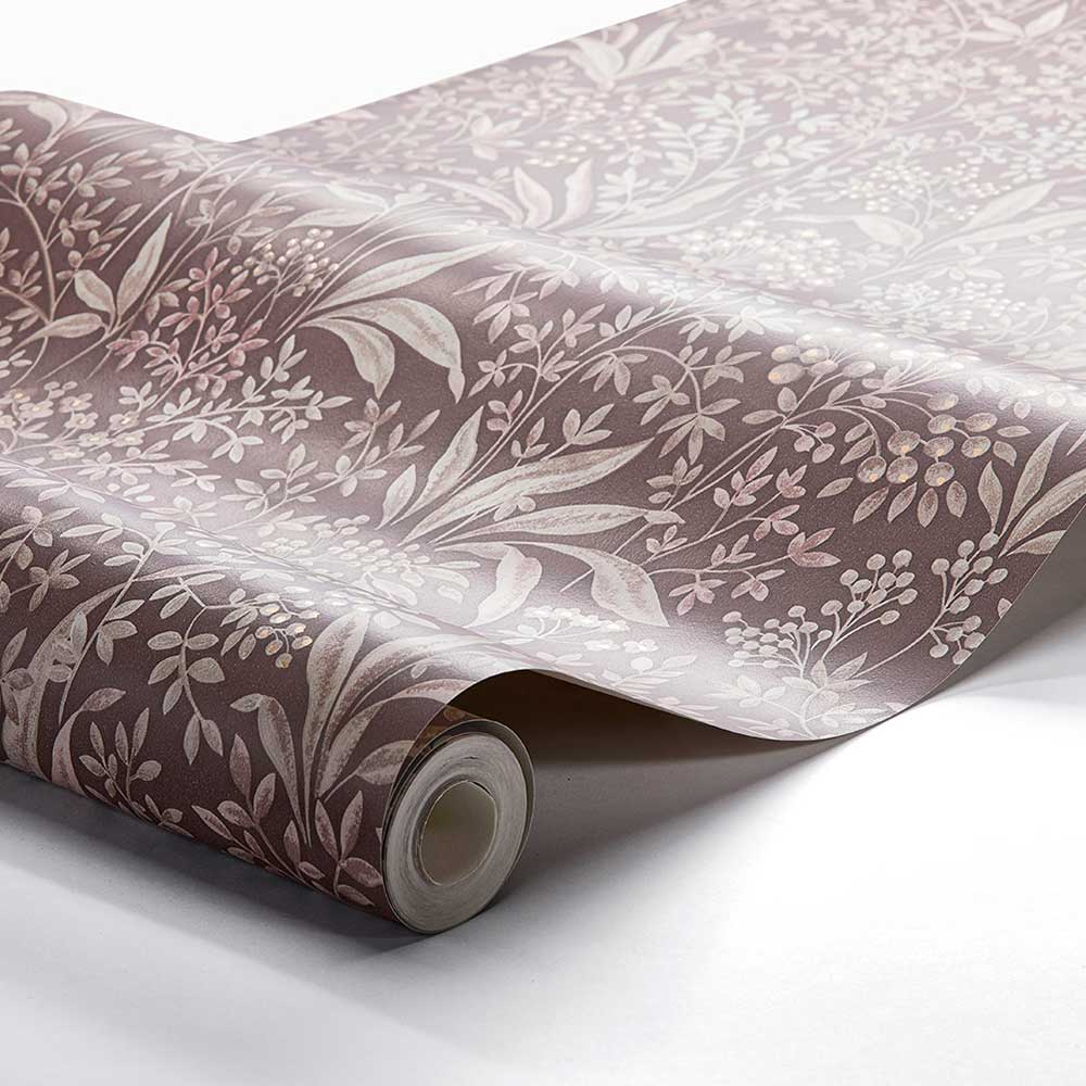 Nocturne Wallpaper - Mulberry - Boråstapeter - 7268 - Premier Wallcovering