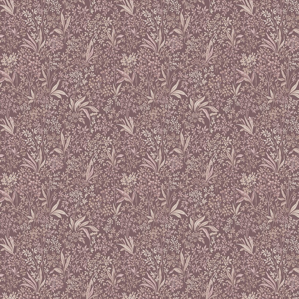 Nocturne Wallpaper - Mulberry - Boråstapeter - 7268 - Premier Wallcovering