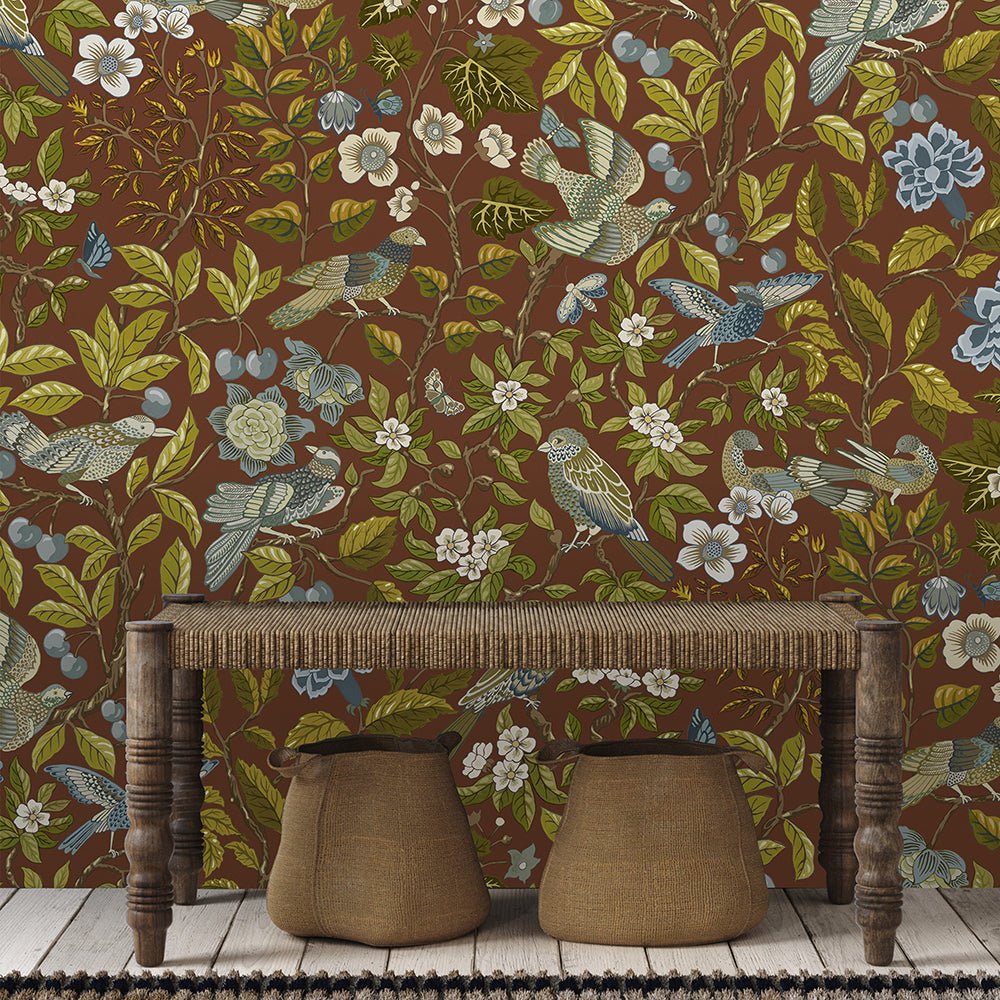 Noise Nextdoor Wallpaper - Brown - Josephine Munsey - JMW-105321 - Premier Wallcovering