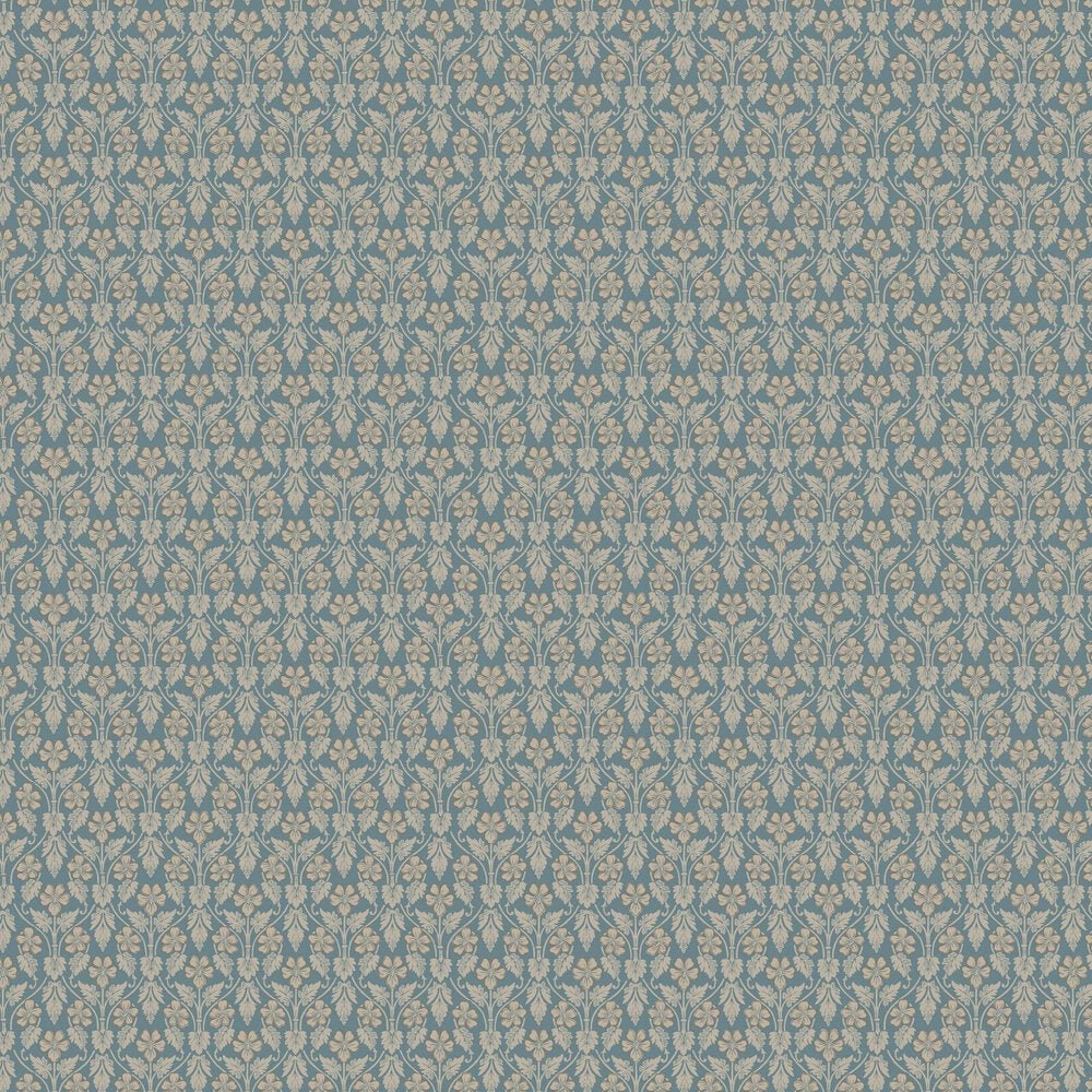 Nora Wallpaper - Blue - Boråstapeter - 4535 - Premier Wallcovering