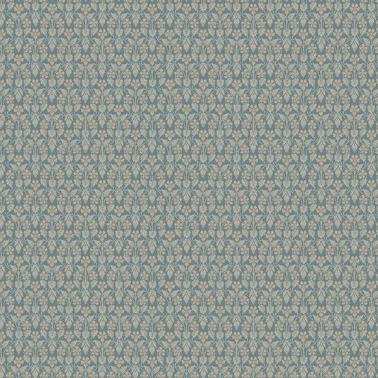 Nora Wallpaper - Blue - Boråstapeter - 4535 - Premier Wallcovering