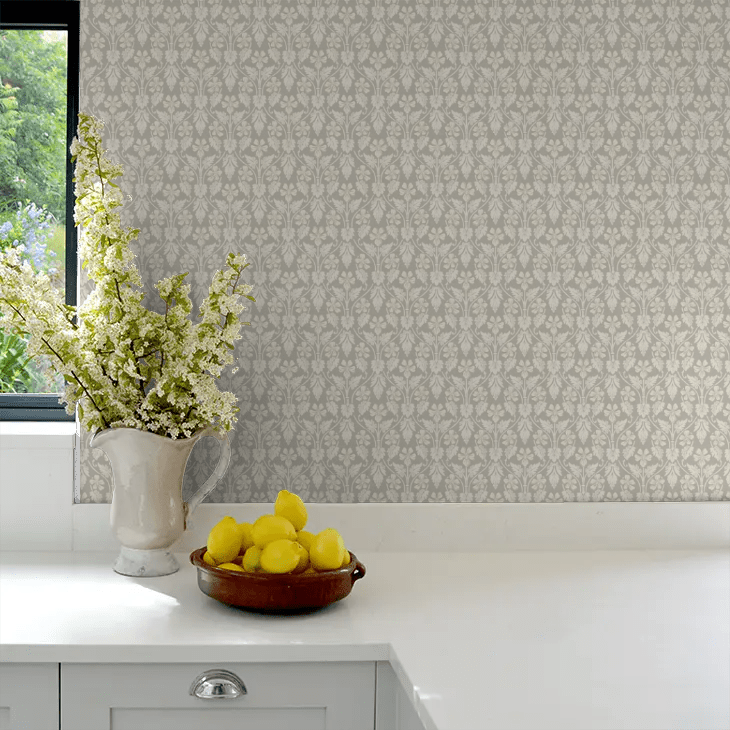 Nora Wallpaper - Duck Egg Blue - Boråstapeter - 4586 - Premier Wallcovering