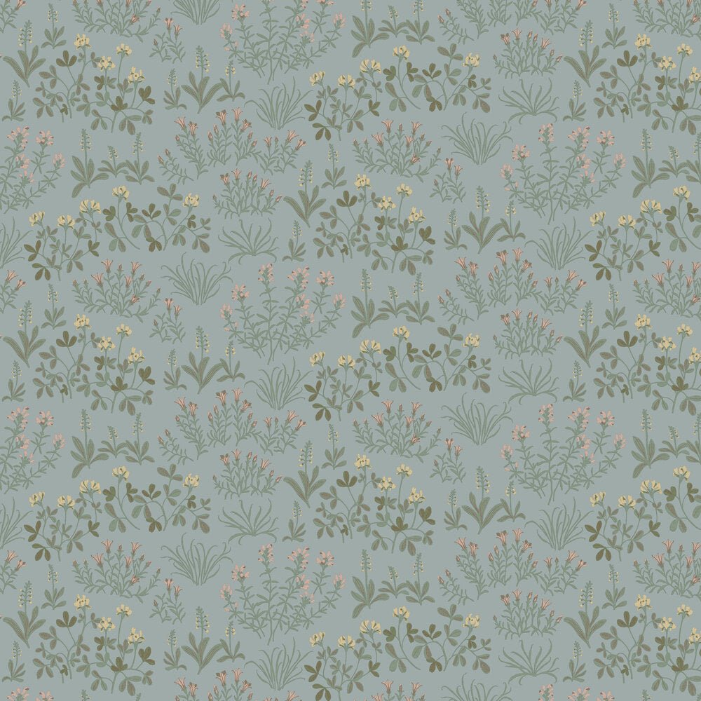 Noras Ang Wallpaper - Blue - Boråstapeter - 5802 - Premier Wallcovering