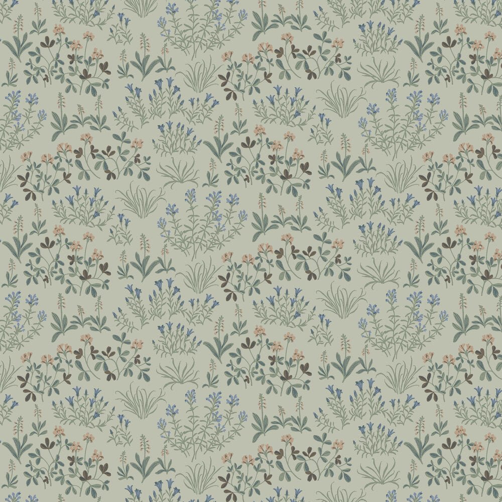 Noras Ang Wallpaper - Sage - Boråstapeter - 5801 - Premier Wallcovering