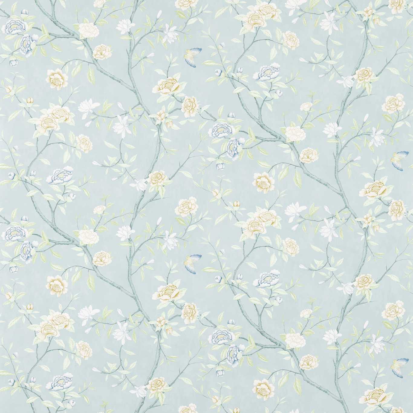 Nostell Priory Wallpaper - Blue/Ivory - ZWOO311419 - Zoffany