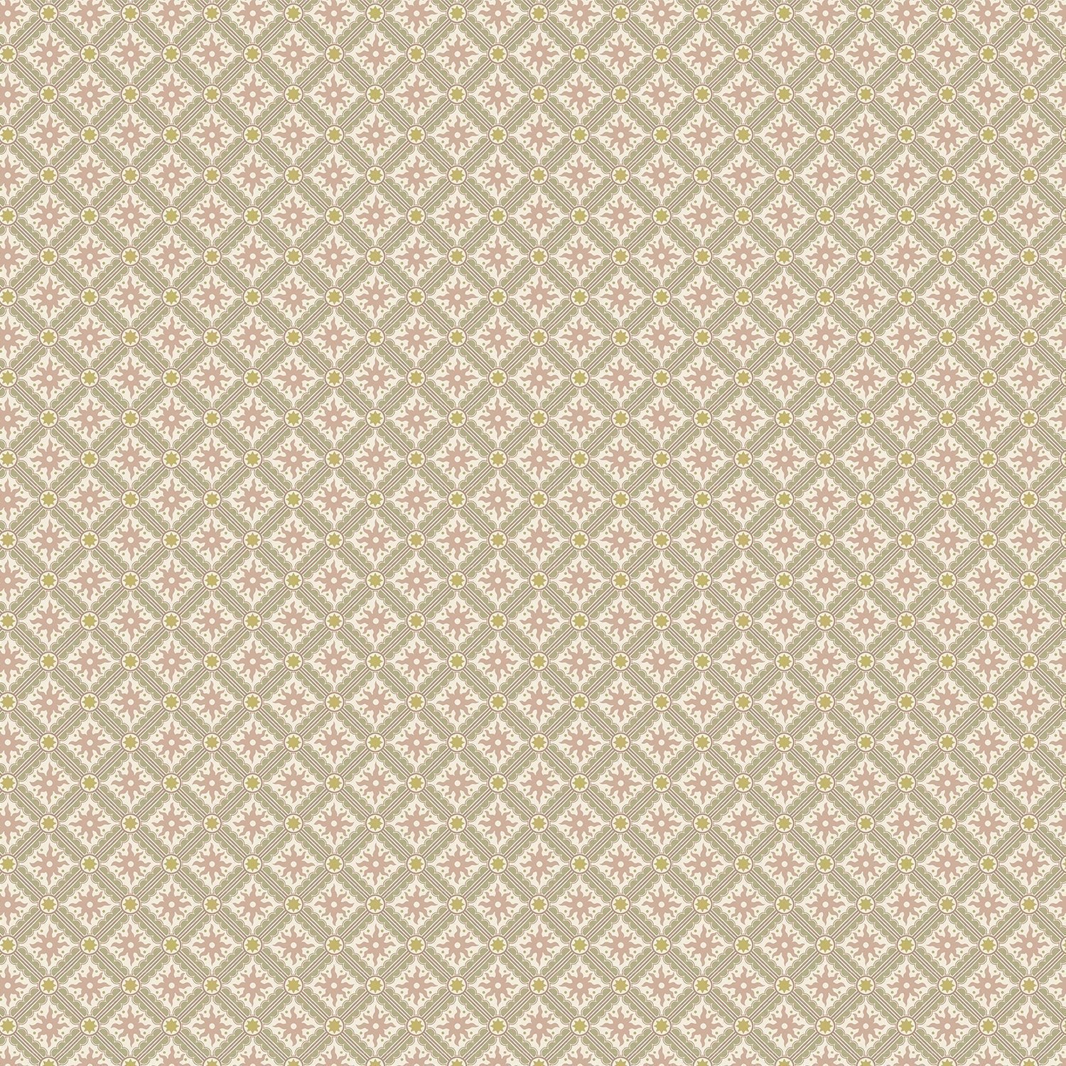 Nova and Sol Wallpaper - Southern Light, Ham Pink and Meadow - Josephine Munsey - NAS-077-012-026 - Premier Wallcovering