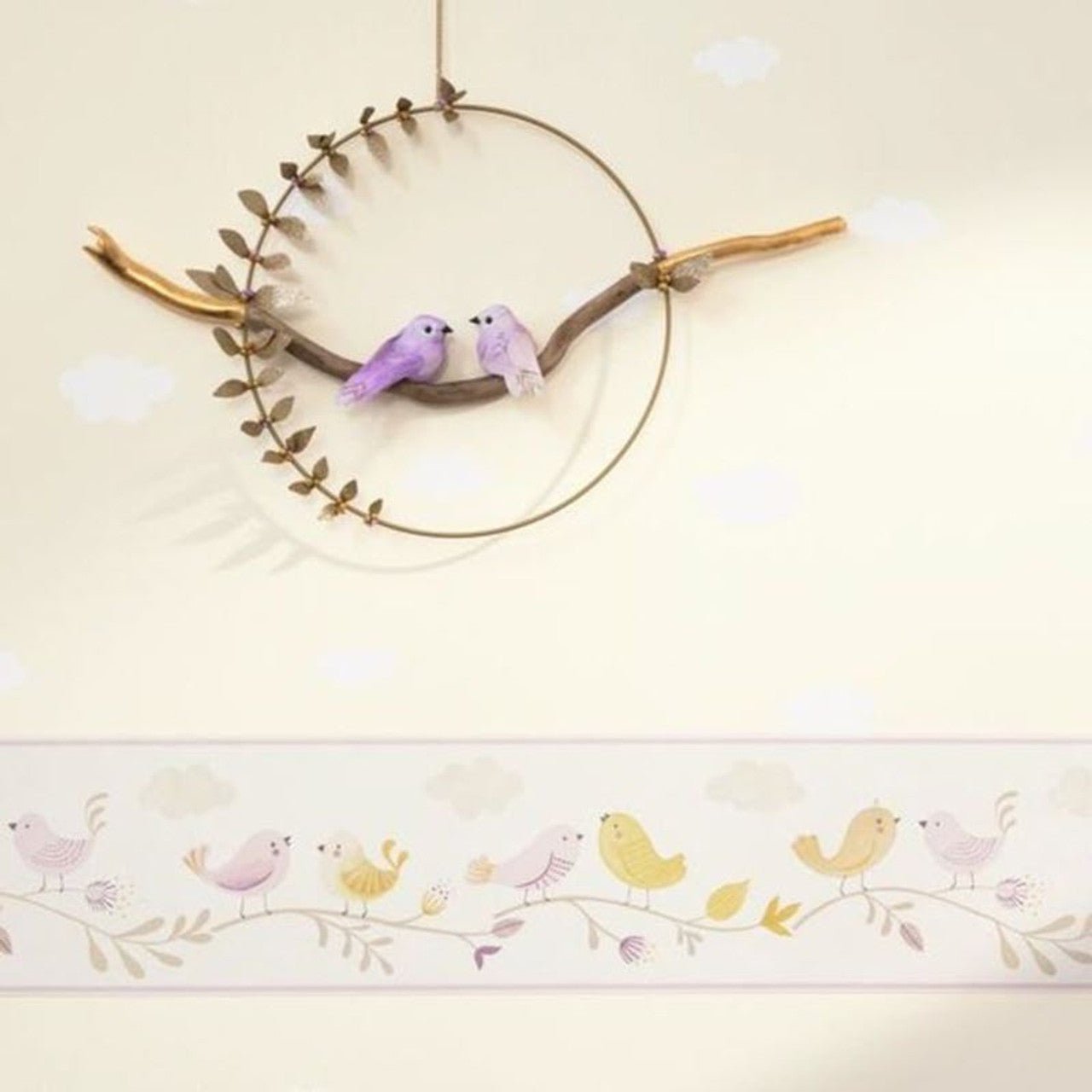 Nuage Rose & Nino Wallpaper - Beige - Casadeco - 29751296 - Premier Wallcovering