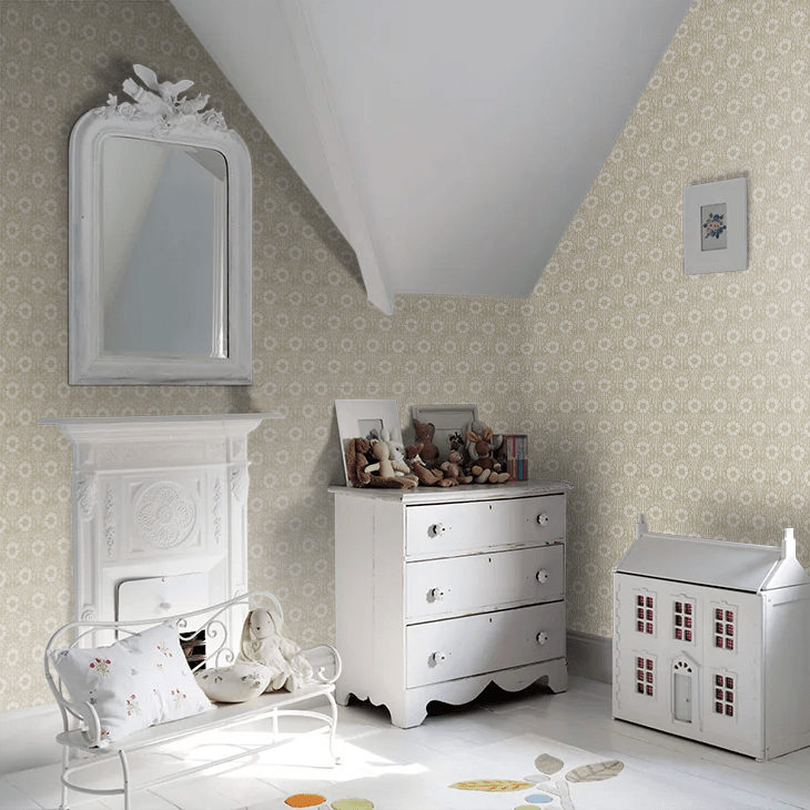 Nyponros Wallpaper - Beige - Boråstapeter - 5814 - Premier Wallcovering