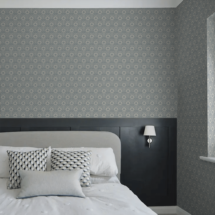 Nyponros Wallpaper - Blue - Boråstapeter - 5813 - Premier Wallcovering