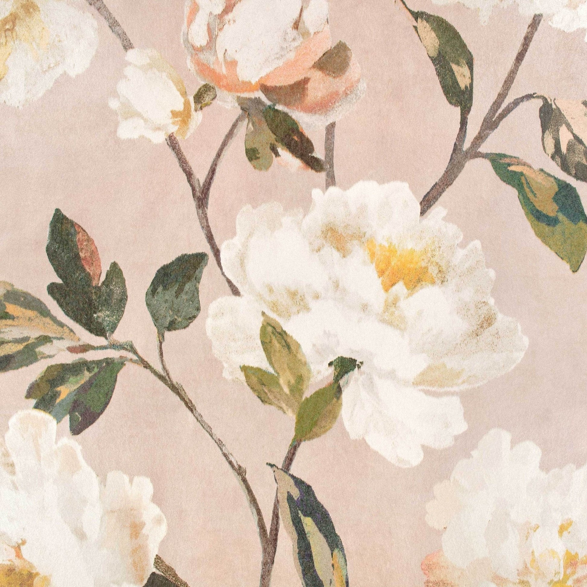 Odelia Wallpaper - Rose Mist - Romo - Pluma - W443/02 - Premier Wallcovering