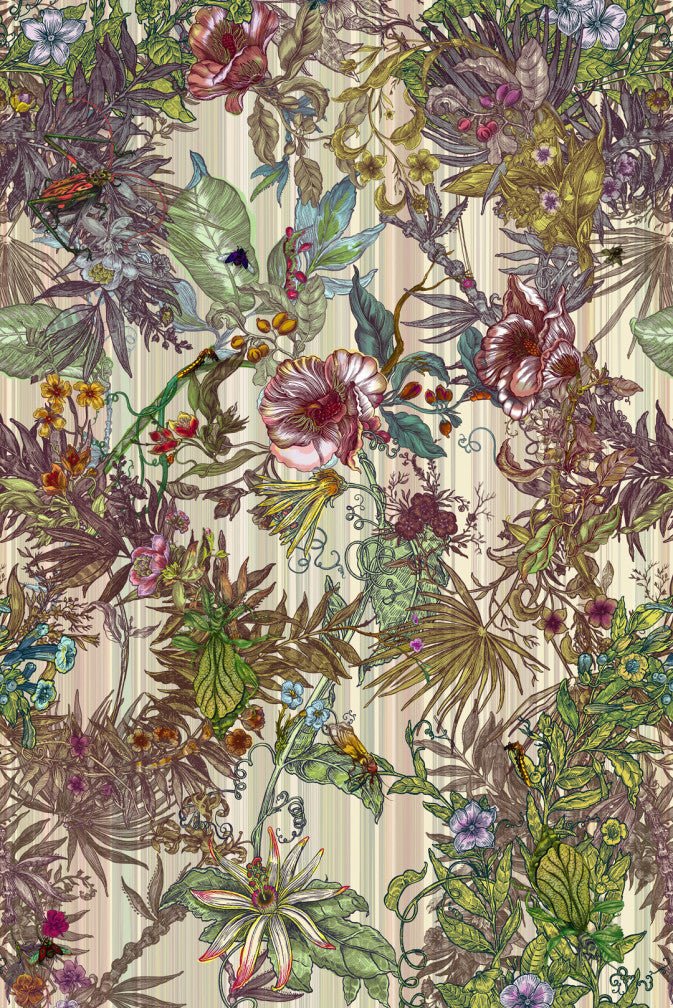 Opera Botanica Superwide Wallpaper - Original - Timorous Beasties - SWP/OPB/IVY/01 - Premier Wallcovering