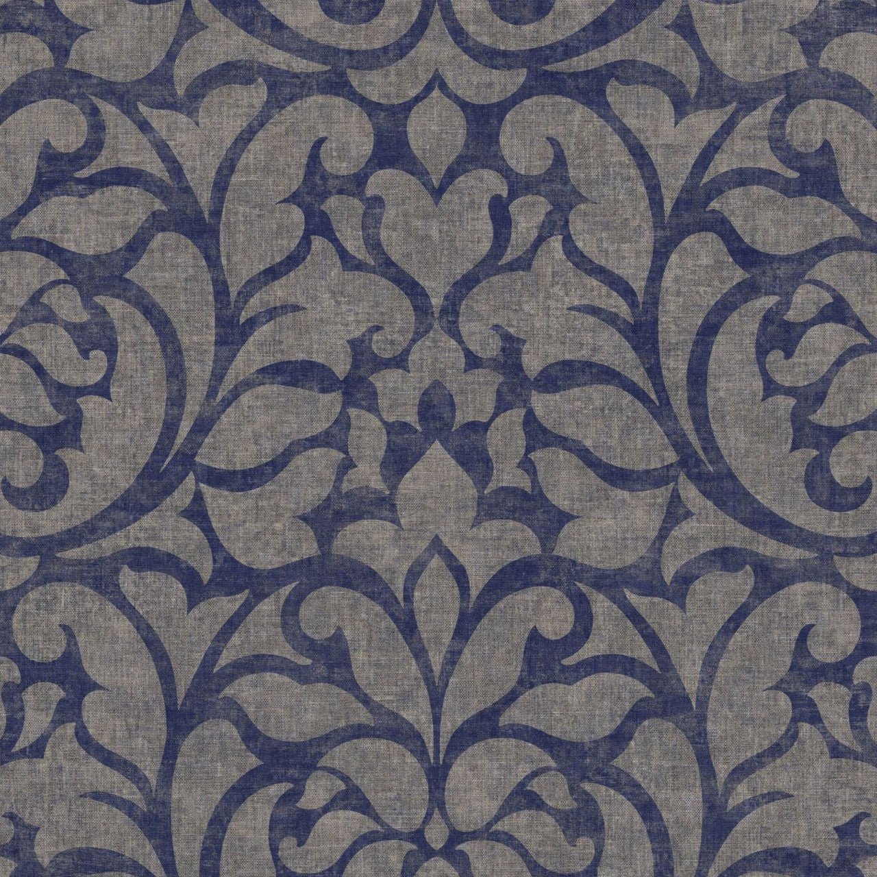 Opera Vienne Wallpaper - Bleu Roi - Casadeco - 87346504 - Premier Wallcovering
