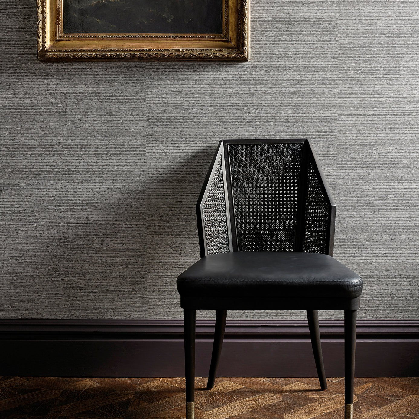 Ormonde Wallpaper - Silver/Dusk - ZDAR312872 - Zoffany