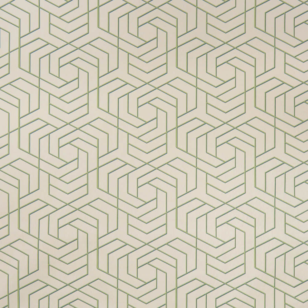 Hexagon Trellis Wallpaper