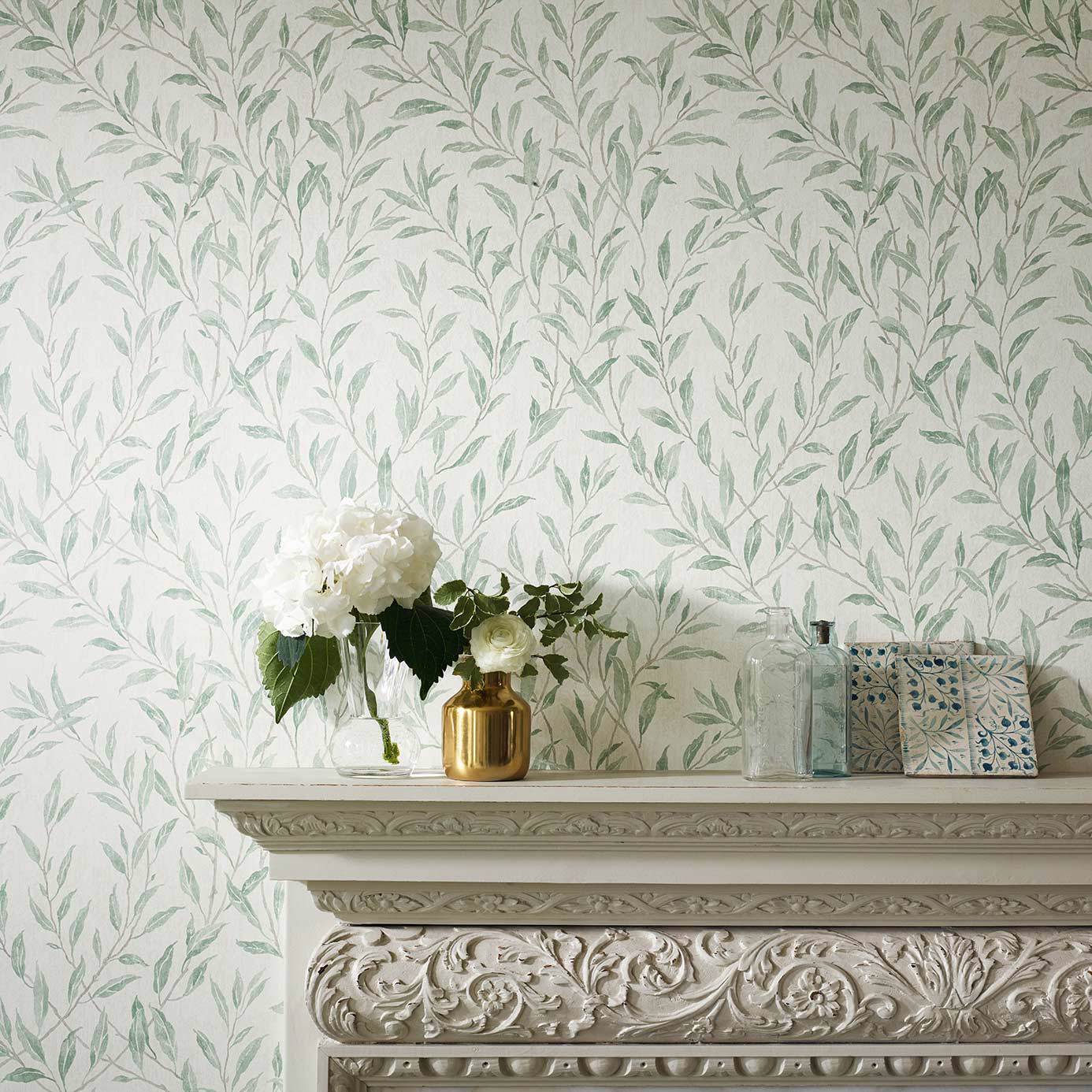 Osier Wallpaper - Dove/Chalk - Sanderson - DDAM216408