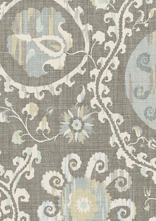 Oxus Wallpaper - Casement Blue - Lewis & Wood - Premier Wallcovering