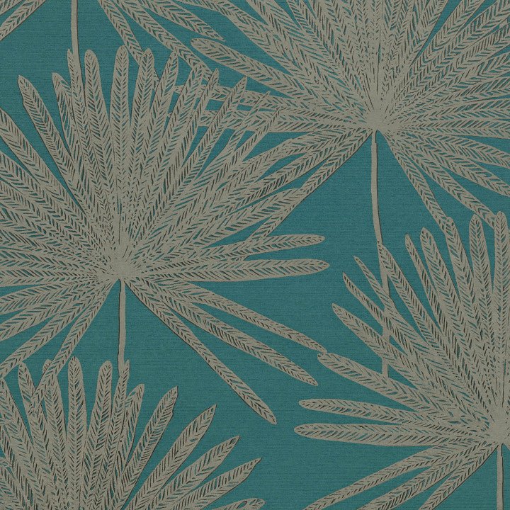 Pacaya Wallpaper - Indian Green - Romo - Japura - W416/09 - Premier Wallcovering