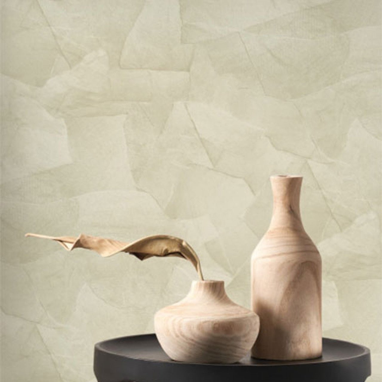 Papier Colle Papercraft Wallpaper - Mastic - Casadeco - 89637111 - Premier Wallcovering