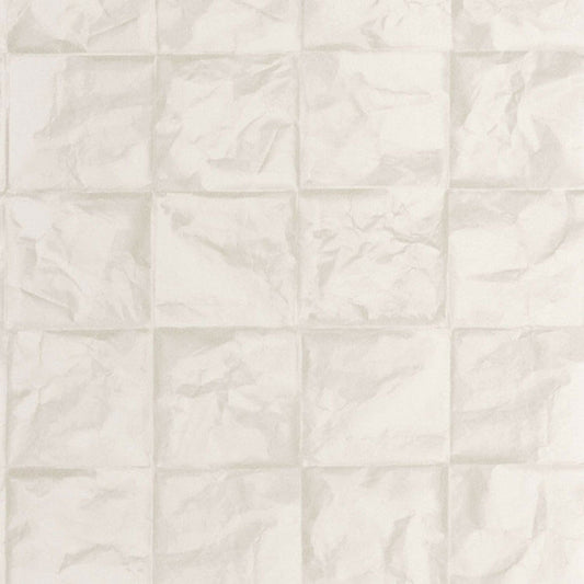 Papier Froisse Papercraft Wallpaper - Craie - Casadeco - 89640330 - Premier Wallcovering