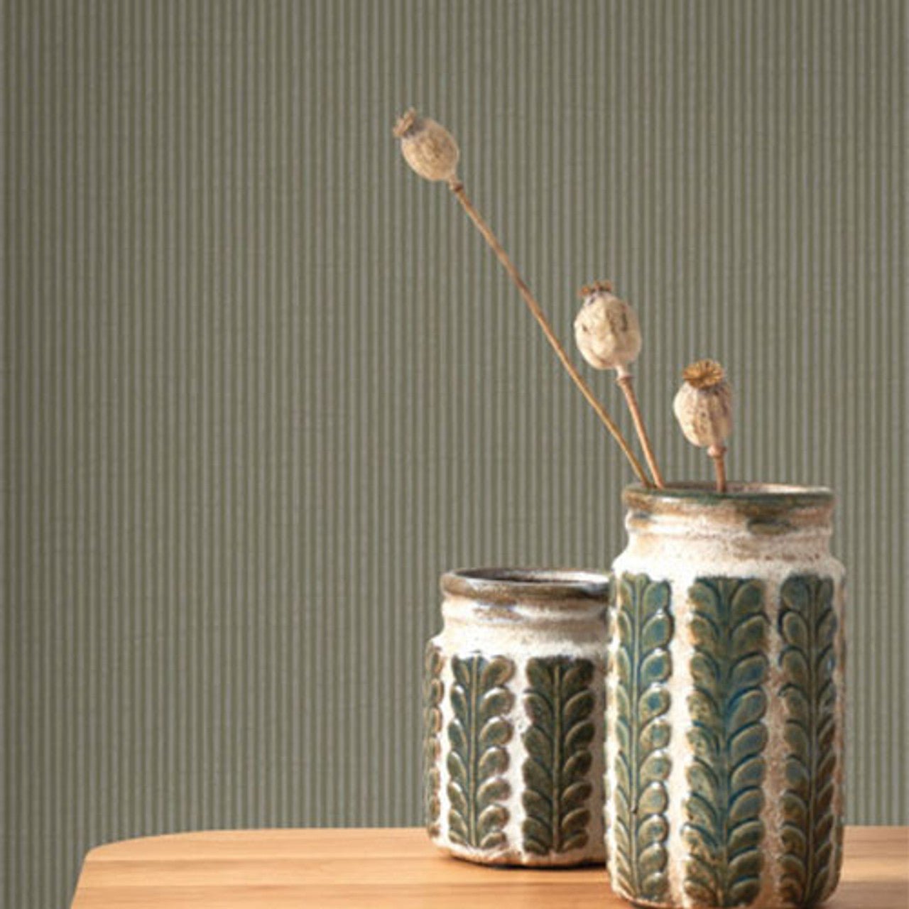 Papier Kraft Papercraft Wallpaper - Foret - Casadeco - 89657507 - Premier Wallcovering