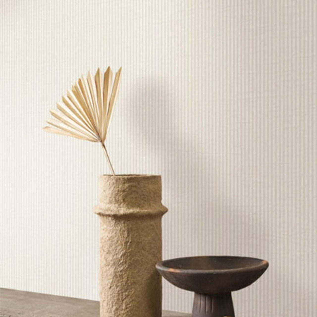 Papier Kraft Papercraft Wallpaper - Ivoire - Casadeco - 89650220 - Premier Wallcovering