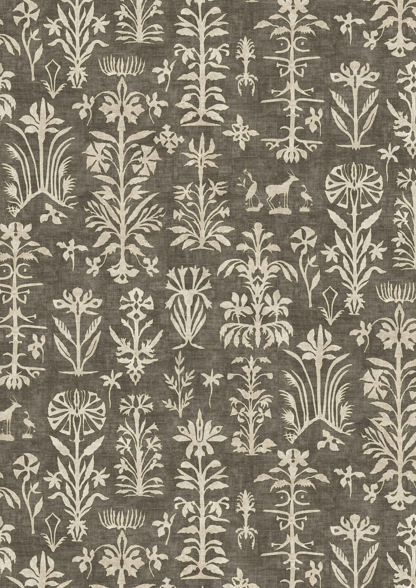 Papyrus Wallpaper - Nero - Lewis & Wood - Premier Wallcovering