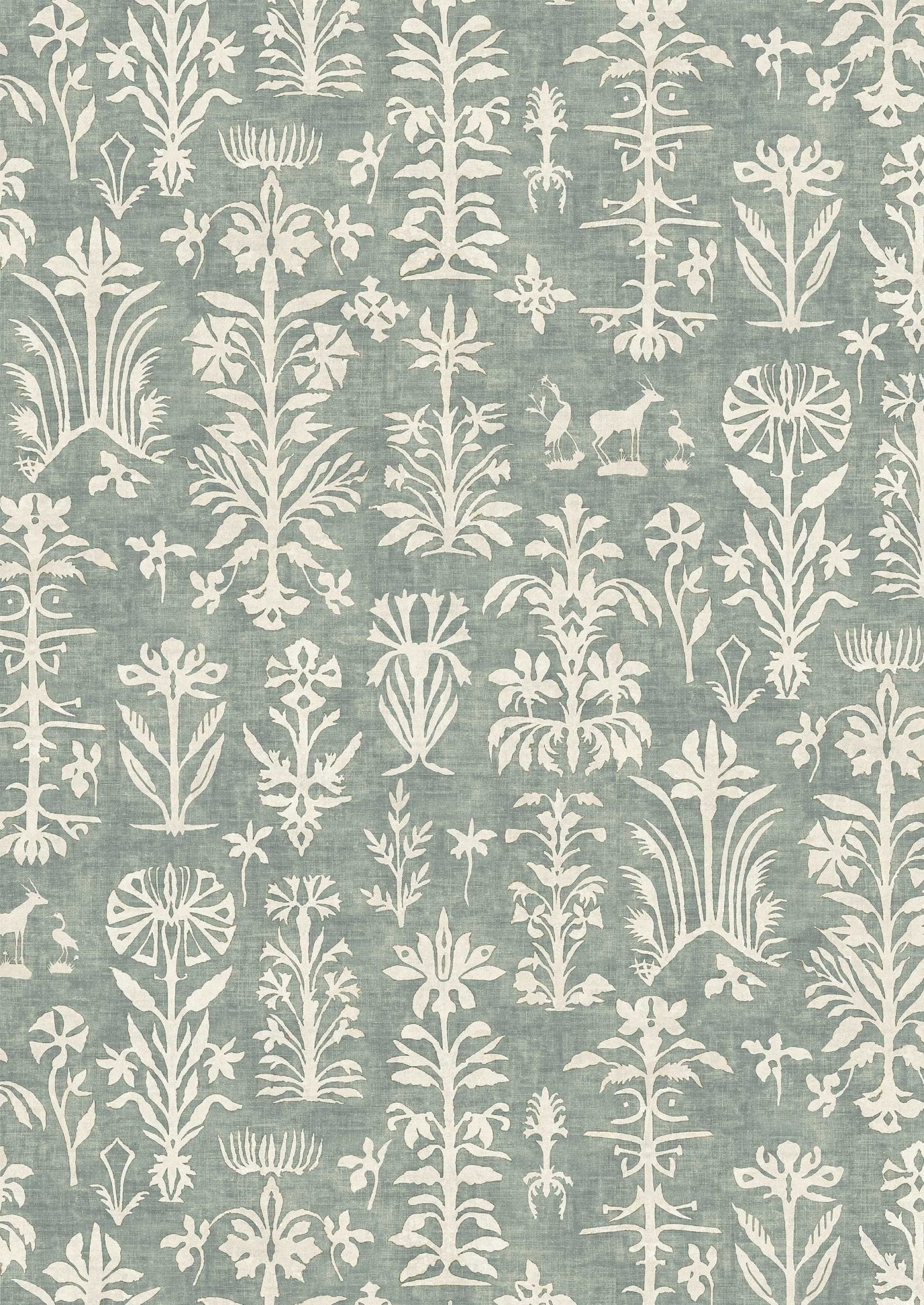 Papyrus Wallpaper - Eau de Nil - Lewis & Wood - Premier Wallcovering