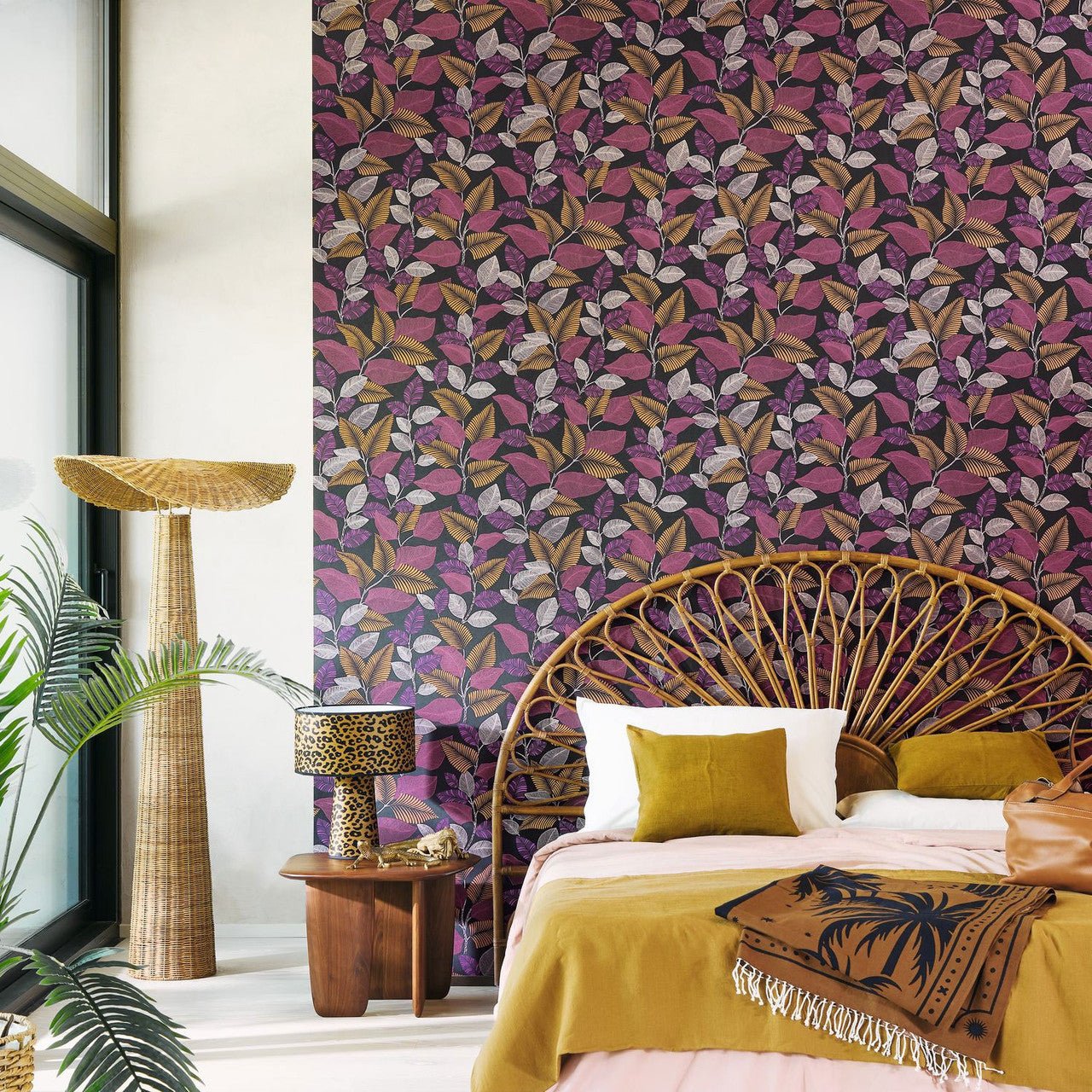 Paraty Rio Wallpaper - Lilas - Casadeco - 201804522 - Premier Wallcovering