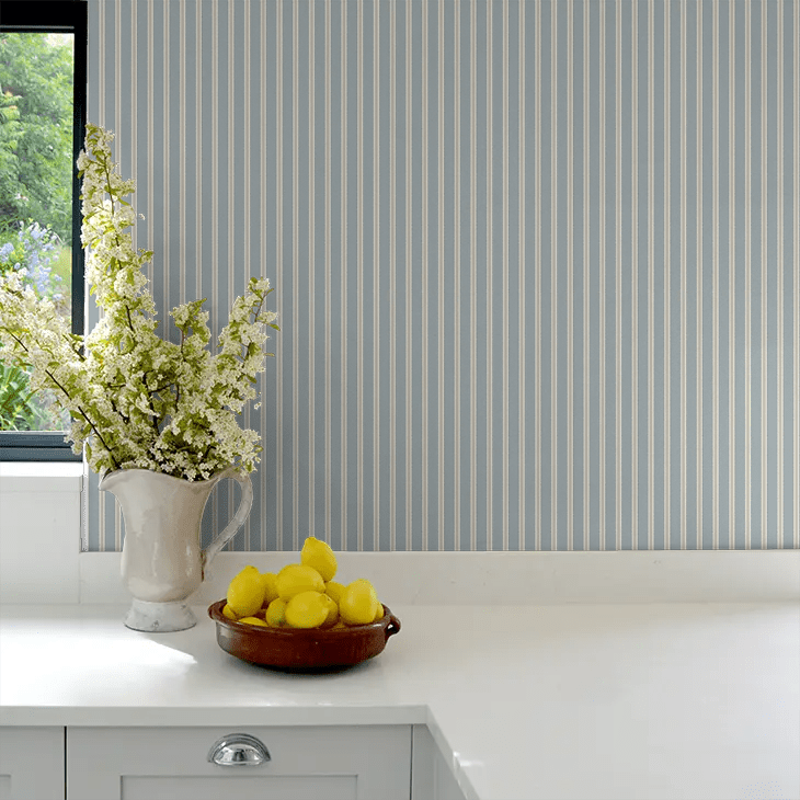 Parlrand Wallpaper - Blue - Boråstapeter - 6981 - Premier Wallcovering