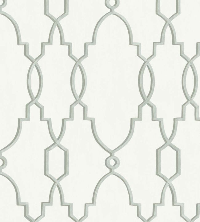 Parterre Wallpaper - Print Room Blue on Chalk - 99/2006 - Cole & Son - Premier Wallcovering