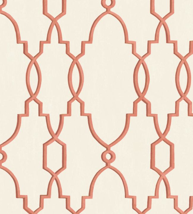Parterre Wallpaper - Rouge on White - 99/2011 - Cole & Son - Premier Wallcovering