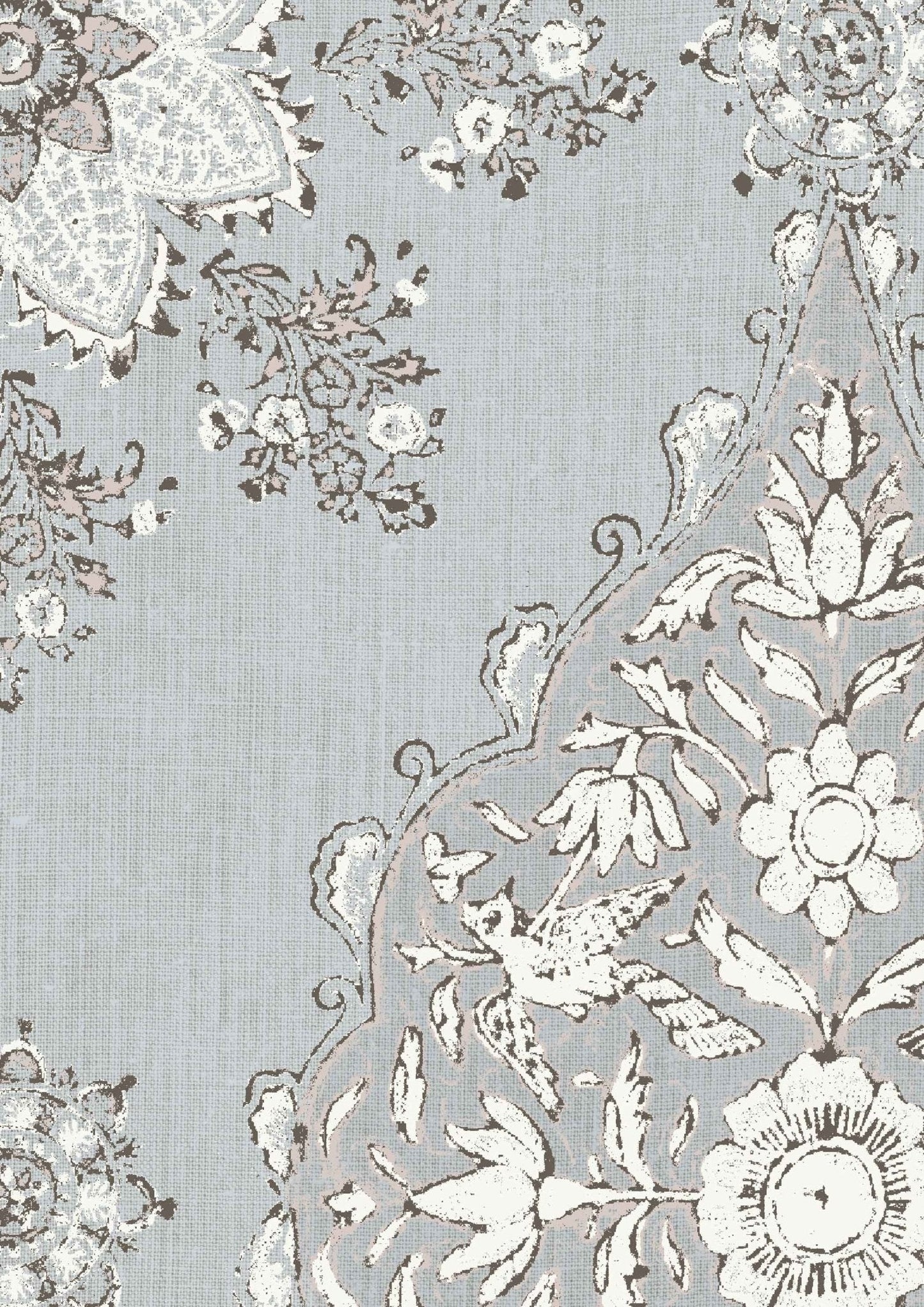Pashmina Wallpaper - Meissen - Lewis & Wood - Premier Wallcovering
