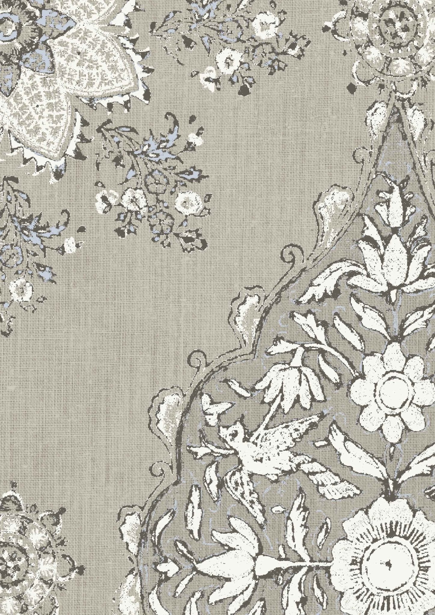 Pashmina Wallpaper - Derby - Lewis & Wood - Premier Wallcovering