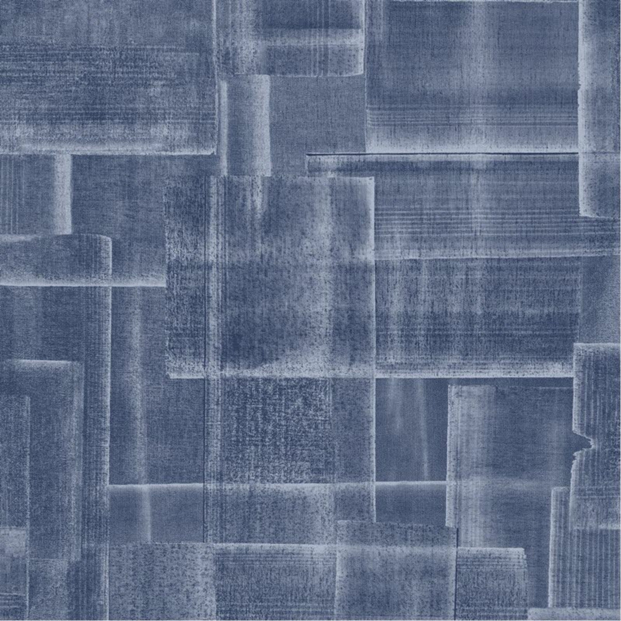 Patch Ginkgo Wallpaper - Bleu Indigo - Casadeco - 86236525 - Premier Wallcovering