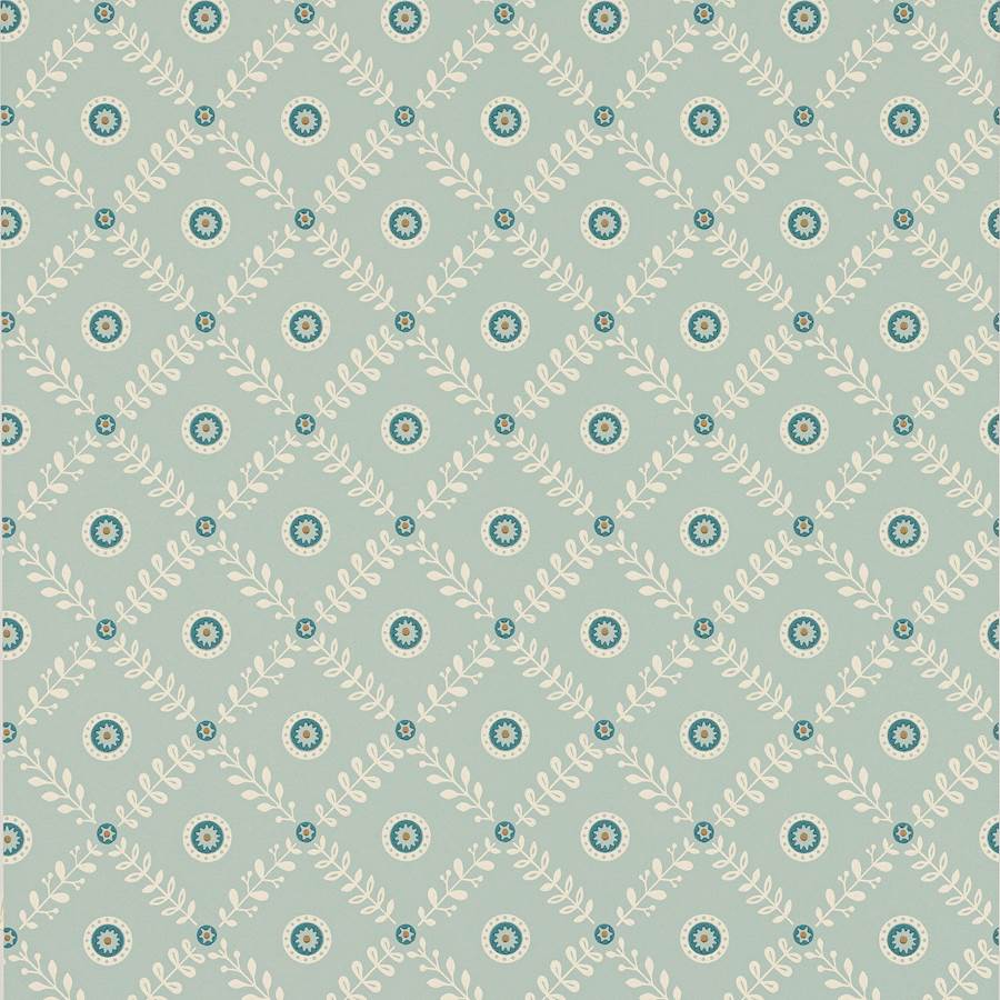 Payton Wallpaper - Blue - J191W - 04 - Jane Churchill
