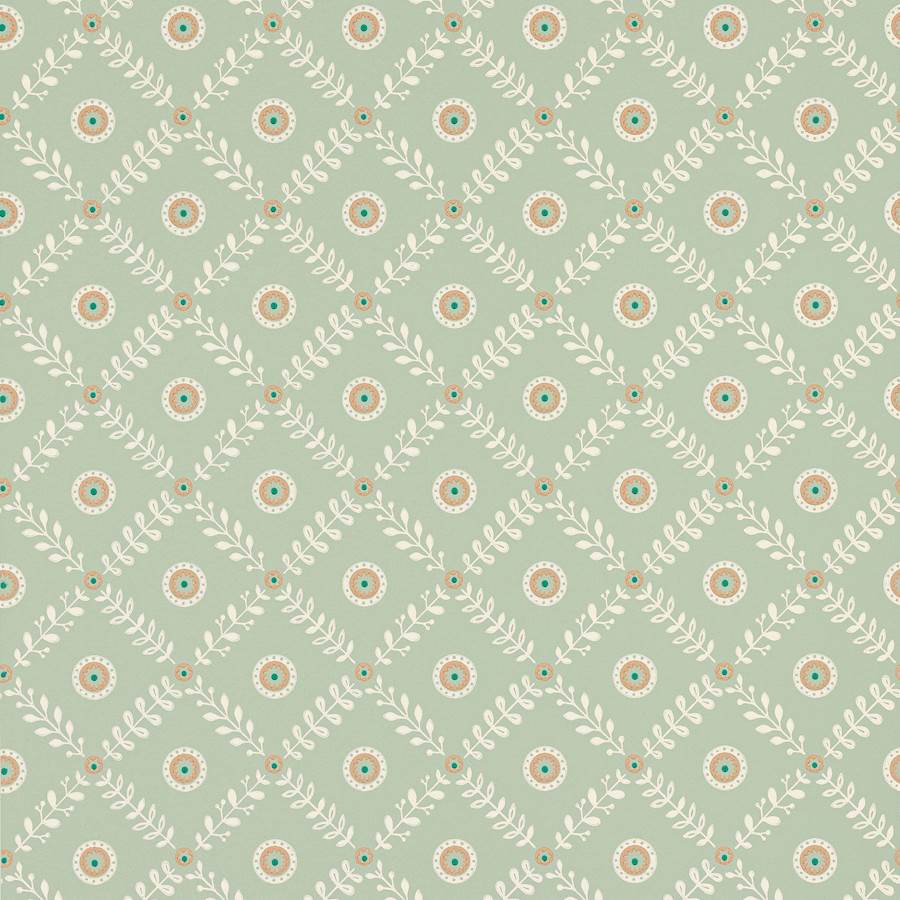 Payton Wallpaper - Aqua - J191W - 05 - Jane Churchill