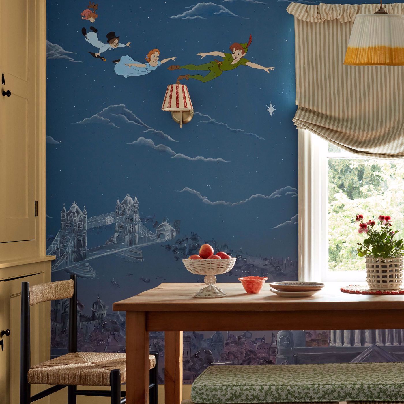 Peter Pan Wallpaper - Evening Blue - DDIW217293 - Sanderson
